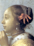 Woman with a Pearl NEcklace by Johannes Vermeer